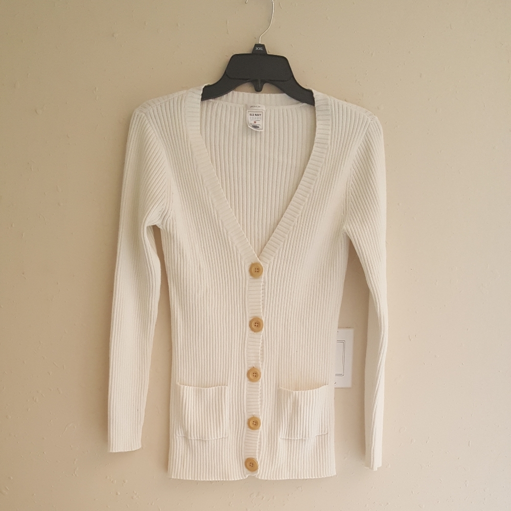 Old Navy Button up V-neck Sweater